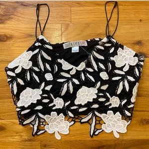 Lace crop top